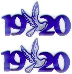 ZETA PHI BETA Dove/1920 Patch